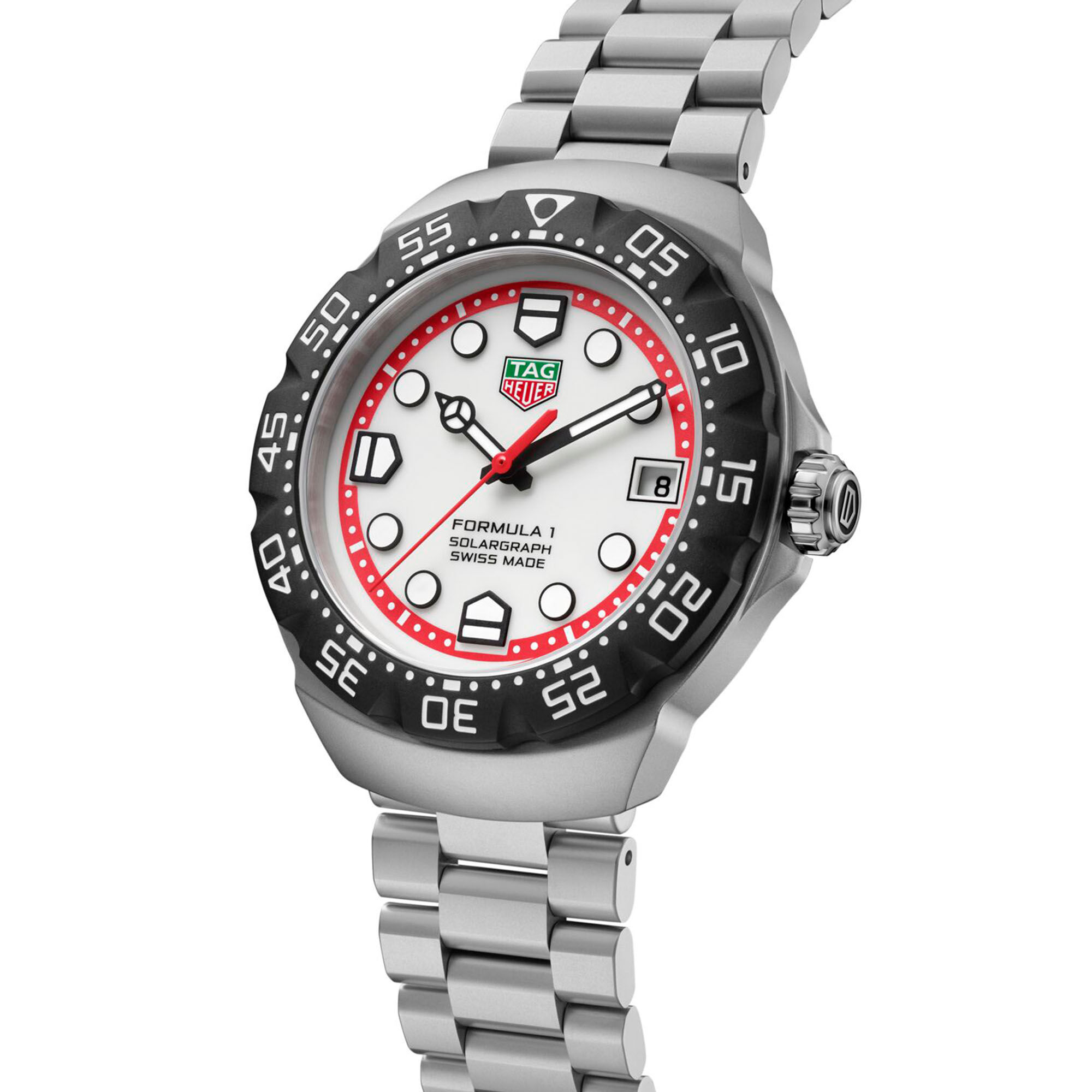 TAG Heuer Formula 1 Solargraph 38 mm Stainless Steel | Maison Birks